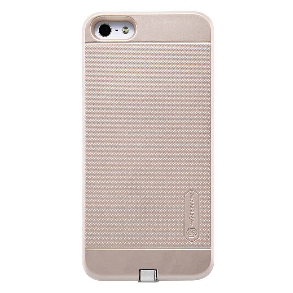 NILLKIN Magic Case For iPhone SE/ iPhone 5/5S Wireless Charging Receiver Back Shell QI Standard Case - Gold