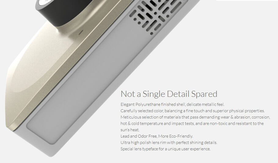 [International Edition] Xiaoyi Yi Smart Car DVR Dash Camera (Gold) + Car Suction Cup + 16GB Micro SD Card