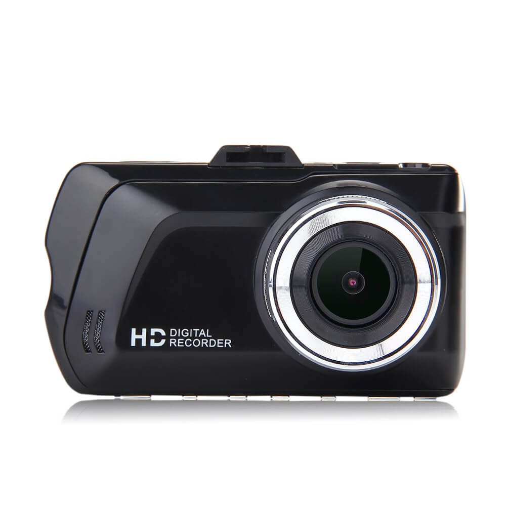 W33 Car Camera HD NTK96220 120 Degree 3.0inch CMOS Car DVR G-sensor Motion Detection Car Recorder Dash Cam - Black