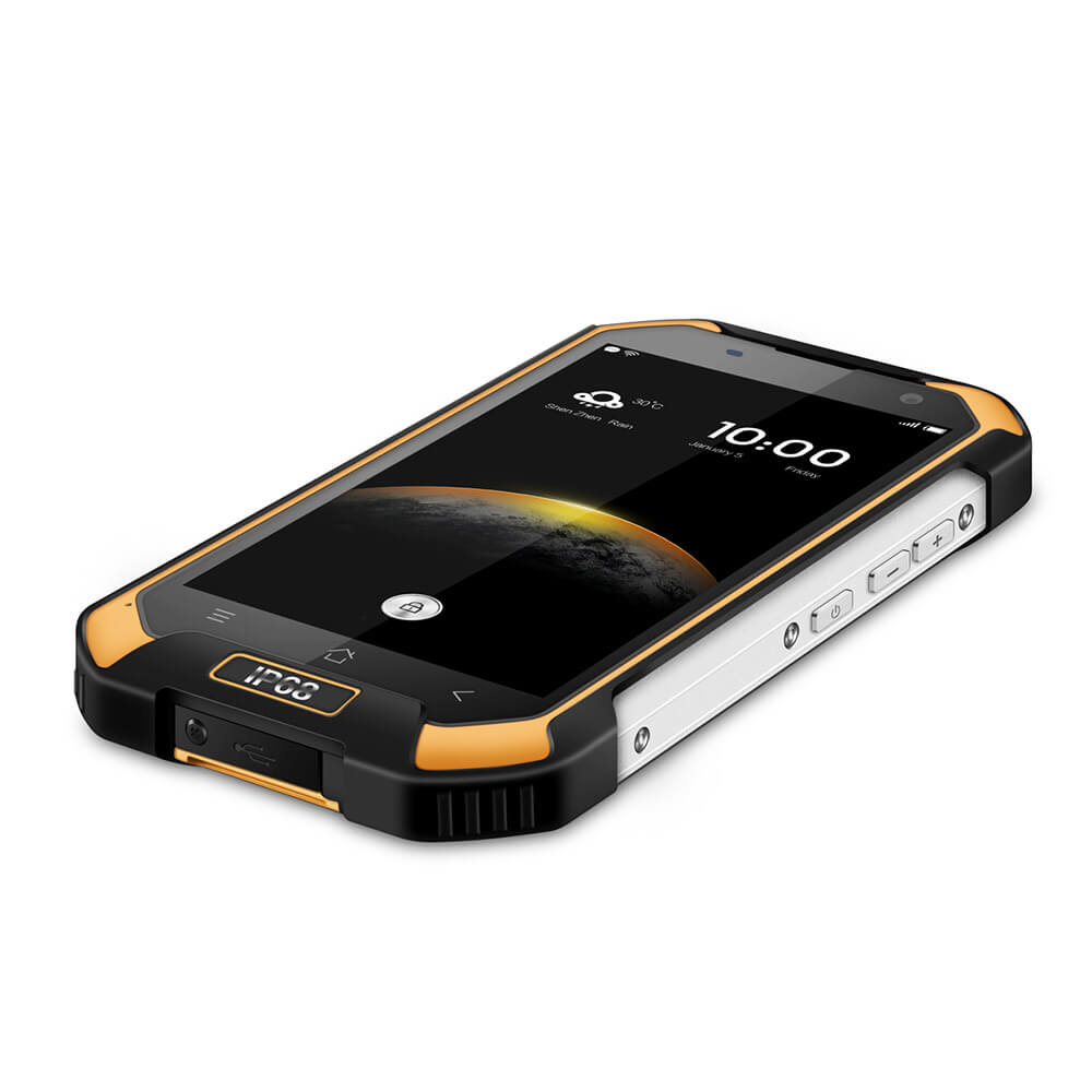 Blackview BV6000 4.7inch HD IP68 Waterproof Shockproof Scratch-proof Rugged Phone MT6755 Octa Core Android 6.0 3GB 32GB 13.0MP NFC Fast Charge - Yellow