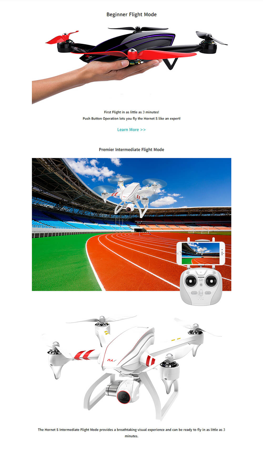 JYU Hornet S HornetS 5.8G GPS RC Racing Quadcopter RTF - Basic 3
