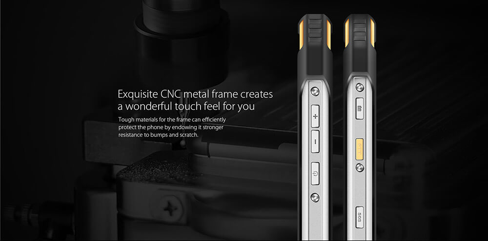 Blackview BV6000 4.7inch HD IP68 Waterproof Shockproof Scratch-proof Rugged Phone MT6755 Octa Core Android 6.0 3GB 32GB 13.0MP NFC Fast Charge - Black