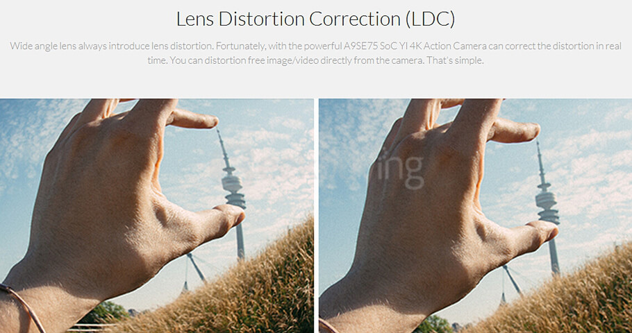 [HK Stock] [Package E] International Version Xiaoyi YI 4K Action Camera 2 (White) + Waterproof Case (White)