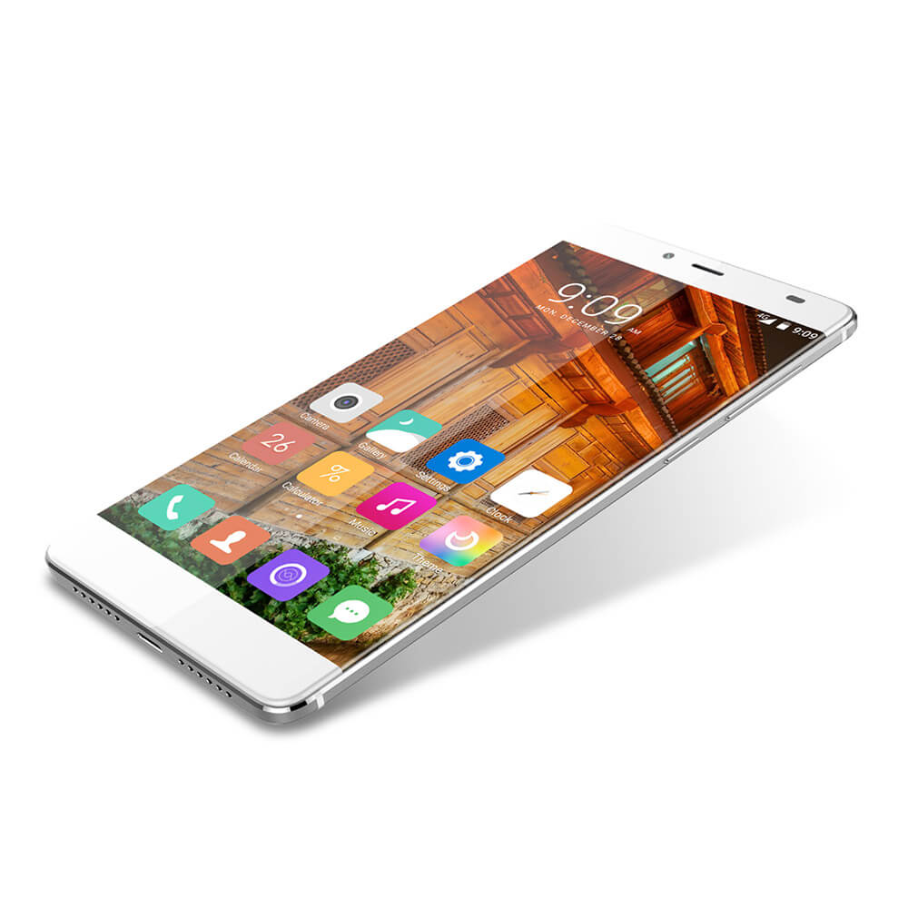[HK Stock][Package B]Elephone S3 5.2inch Bezel-less 2.5D Arc FHD Screen Android 6.0 MTK6753 Octa Core 3GB 16GB Smartphone(Silver) + Leather Case(White) + Tempered Glass