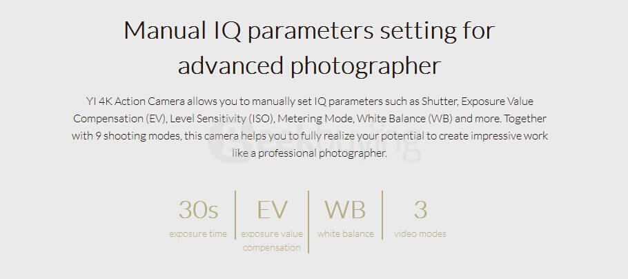 [HK Stock] [Package E] International Version Xiaoyi YI 4K Action Camera 2 (White) + Waterproof Case (White)