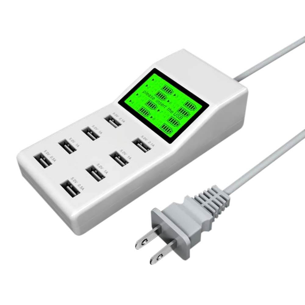8 Ports USB Charging Station Hub US Plug