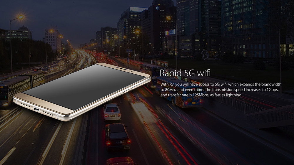 [HK Stock]Blackview R7 5.5inch FHD 4G LTE Android 6.0 MTK6755 Smartphone Octa core 2.0GHz 4GB RAM 32GB ROM 8.0MP+13.0MP Touch ID NFC Fast Charge - Gray