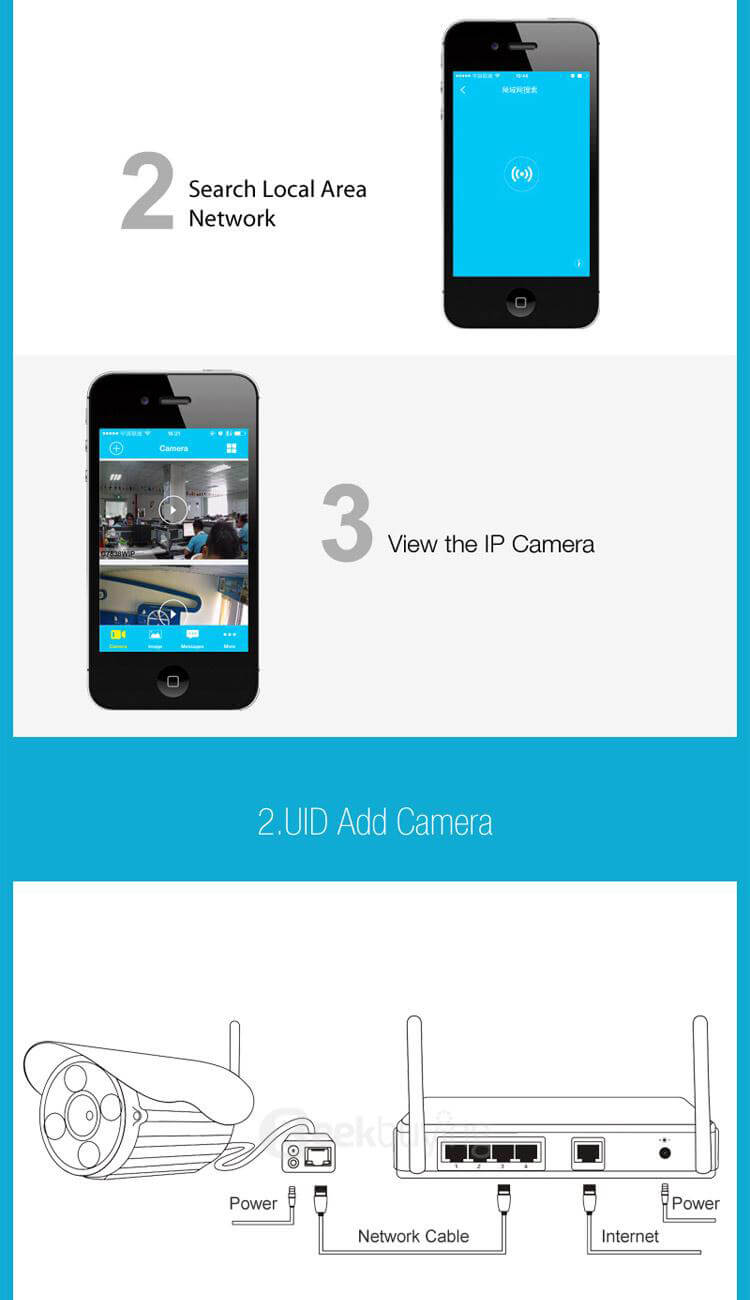 VStarcam C50S 1080P Outdoor IP Camera IP66 Waterproof Security Surveillance Camera Dual IR ONVIF