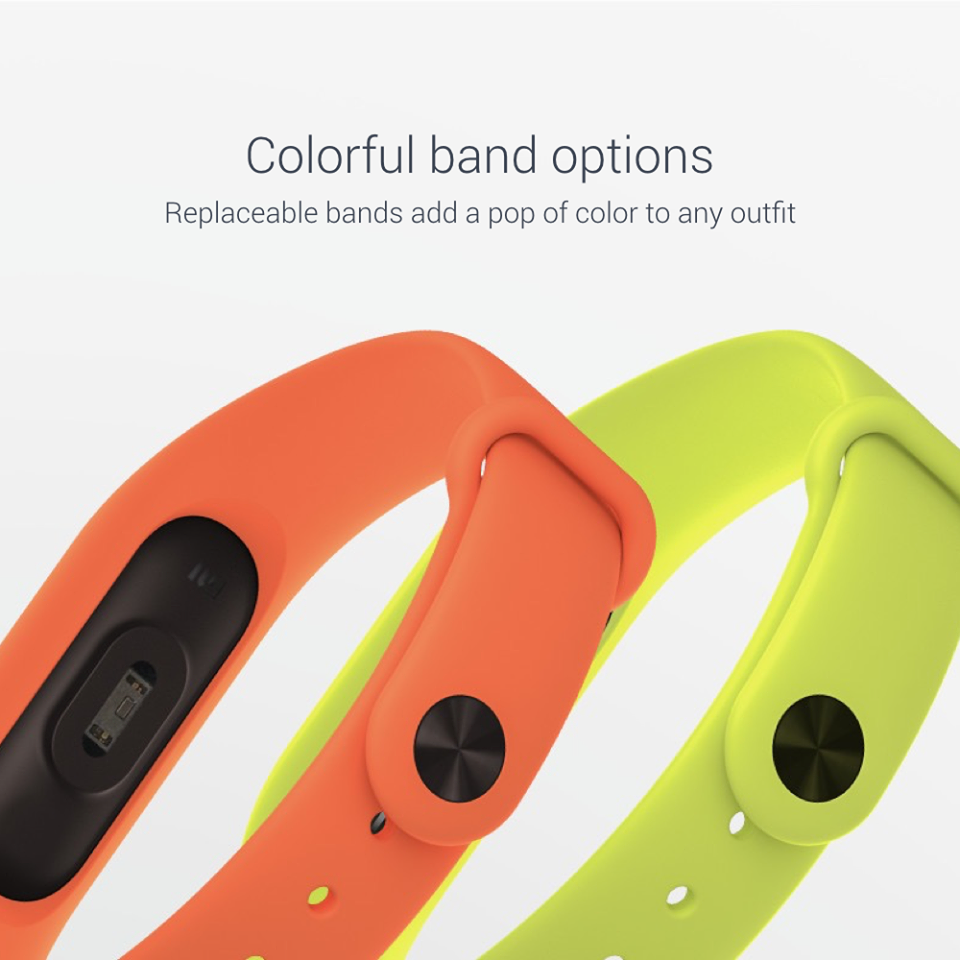 [HK Stock] [Package C]Original Xiaomi Mi Band 2 Smart Bracelet + TPU Strap (Green) + Protective Screen Films (2PCS)