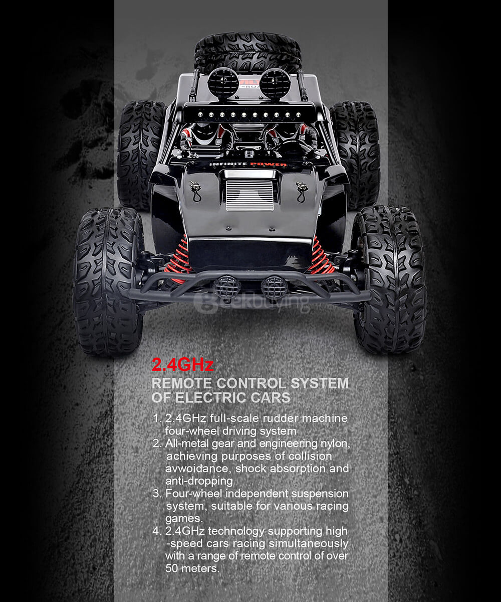 SUBOTECH BG1513A 1:12 Full Scale 2.4GHz 4WD High Speed RC Car - Green
