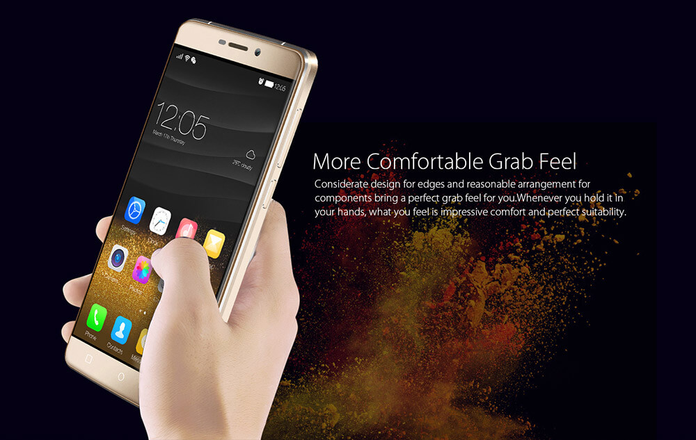 [HK Stock]Blackview R7 5.5inch FHD 4G LTE Android 6.0 MTK6755 Smartphone Octa core 2.0GHz 4GB RAM 32GB ROM 8.0MP+13.0MP Touch ID NFC Fast Charge - Gray