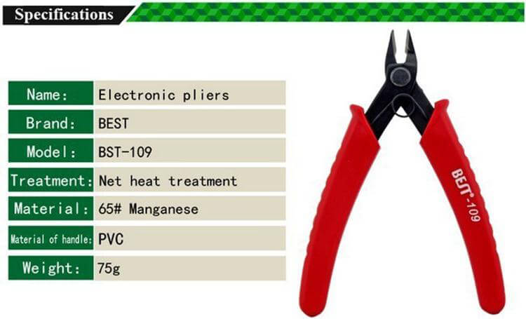 pliers specification