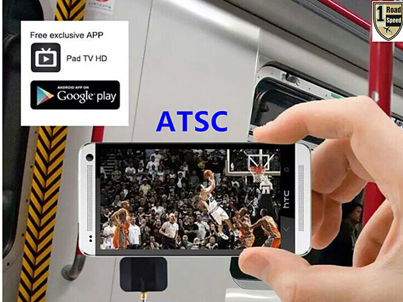 D204 Digital ATSC TV Receiver Watch ATSC Live TV on Android Phone/Tablet USB TV Tuner USB OTG TV Stick