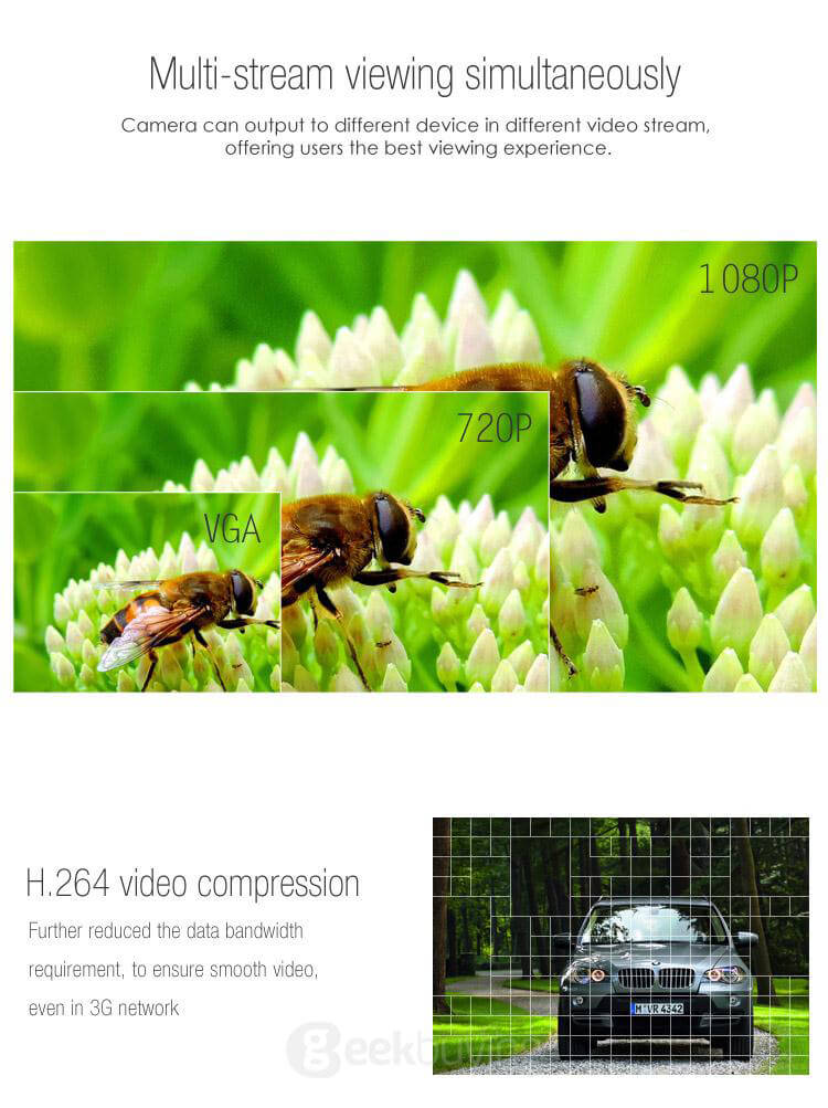 VStarcam C50S 1080P Outdoor IP Camera IP66 Waterproof Security Surveillance Camera Dual IR ONVIF