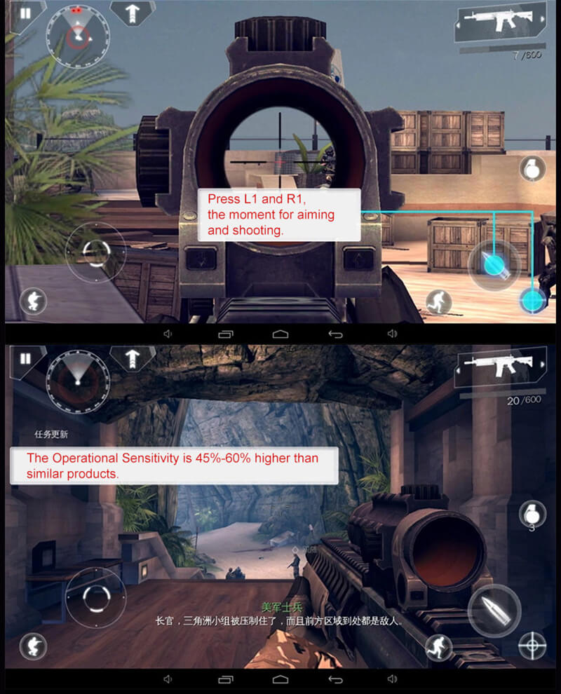 JXD S7800B 7 Inch Android 4.4 2GB/16GB GamePad Rockchip RK3188 Quad Core 1.4GHz Handheld Game Console IPS 1280*800 HDMI - Black