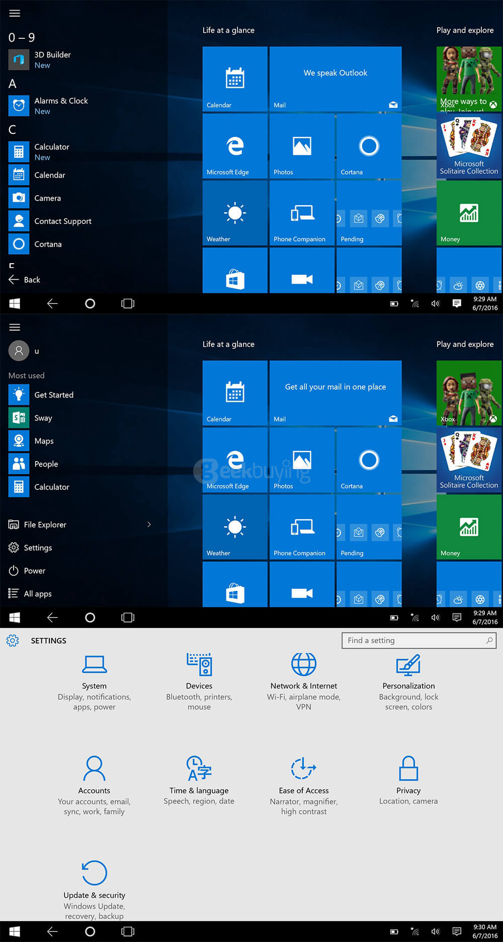 Cube iWork8 Air Tablet 8 inch Intel Cherry Trail Z8300 Dual OS Windows 10 + Android 5.1 2GB/32GB Quad Core 1.84Ghz IPS 1920*1200 - White