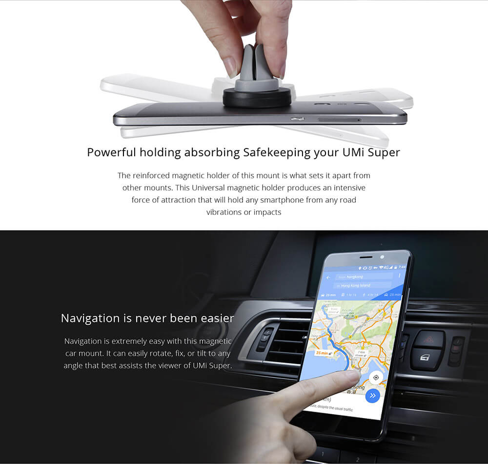 Original UMI Car Holder Magnet Bracket Car Air Vent Mount Phone Standing Support For UMI Super