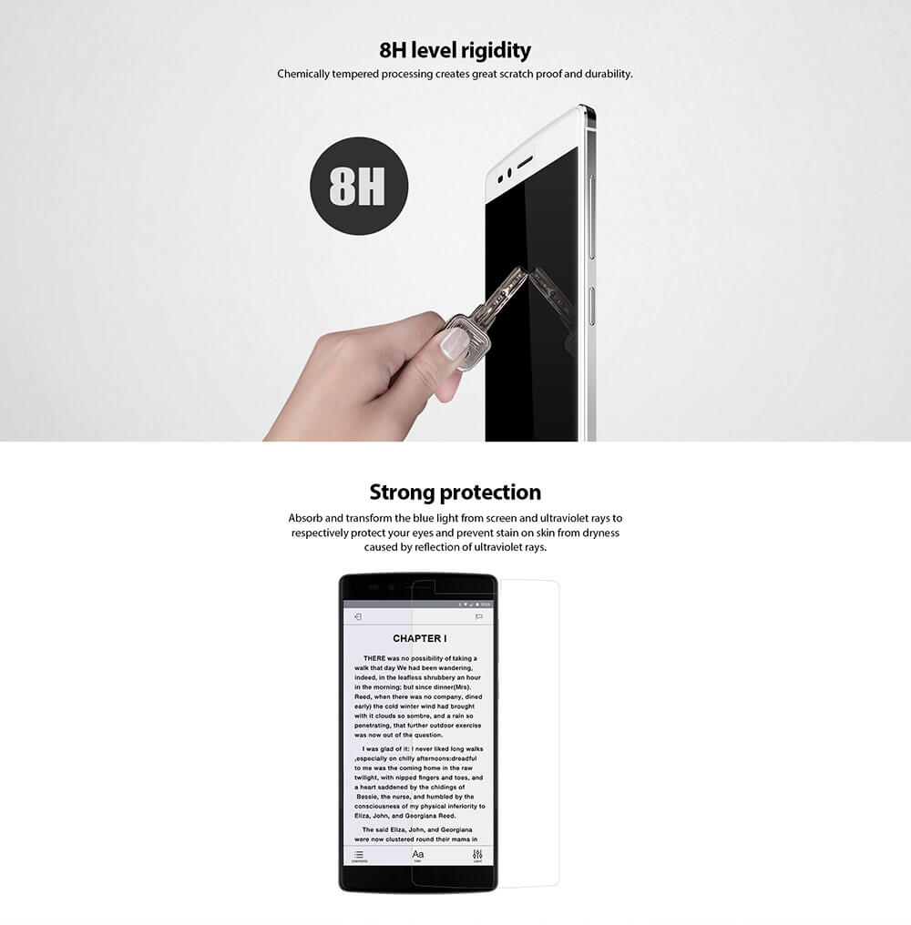 [HK Stock]Original Tempered Glass For Vernee Apollo LITE High Quality Protective Smartphone Film Screen Protector