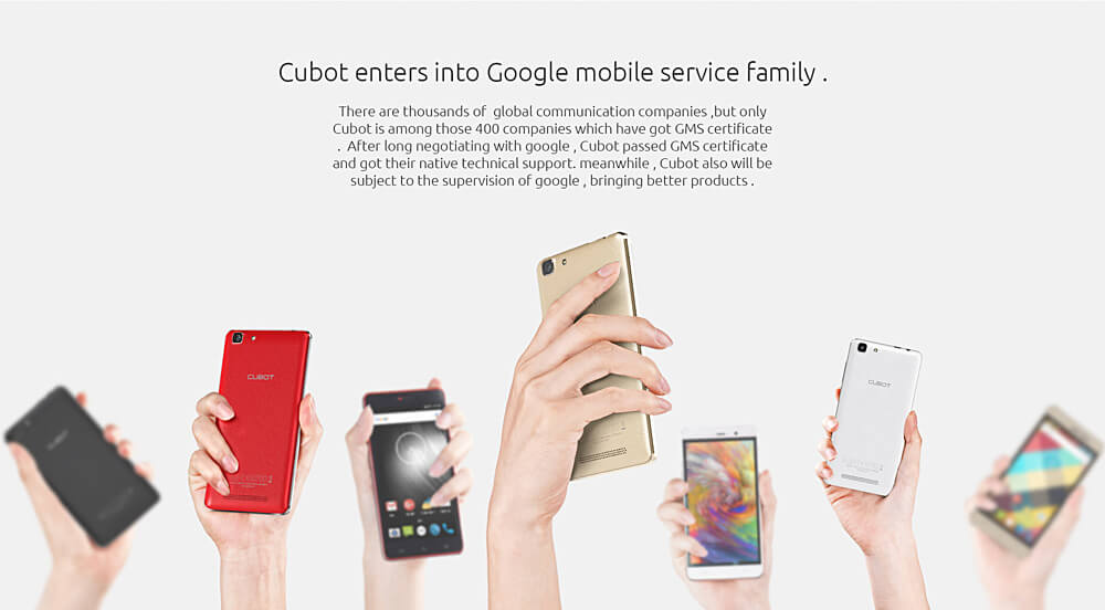 [HK Stock]CUBOT RAINBOW 5.0inch HD Screen 3G Android 6.0 OS Smartphone MT6580 Quad Core 1.3GHz 1GB RAM 16GB ROM 13.0MP Camera OTG Google Play - Black