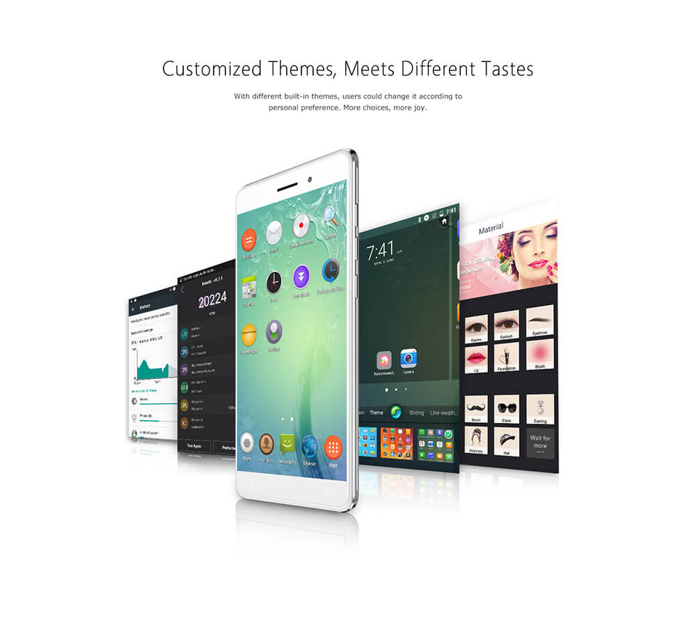 [HK Stock]BLUBOO Maya 5.5inch HD Android 6.0 3G Smartphone MT6580 64bit Quad Core 2GB+16GB 8.0MP+13.0MP IP63 3000mAh WIFI GPS- Gray