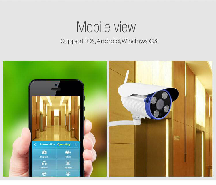 VStarcam C50S 1080P Outdoor IP Camera IP66 Waterproof Security Surveillance Camera Dual IR ONVIF