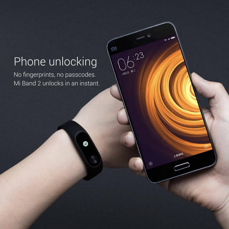 [Package D][HK Stock](Official Global Version) Original Xiaomi Mi Band 2 Smart Bracelet + TPU Strap (Orange) + Protective Screen Films (2PCS)