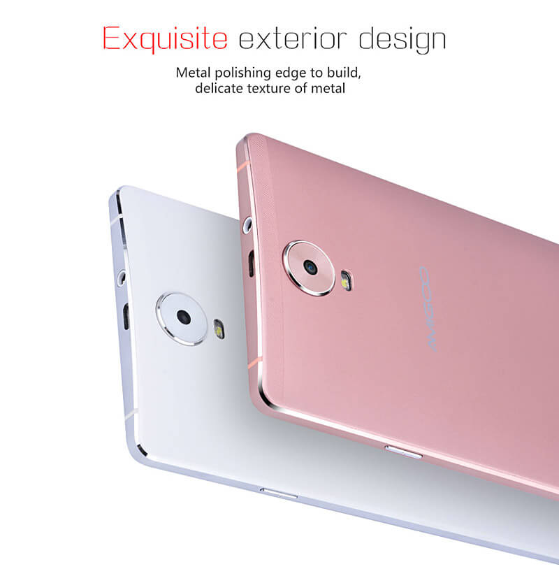 AMIGOO M1 Max 6.0 Inch QHD Screen 3G Android 5.1 MT6580 Quad Core Smartphone 512MB RAM 8GB ROM 2850mAh Bluetooth WIFI GPS - Blue