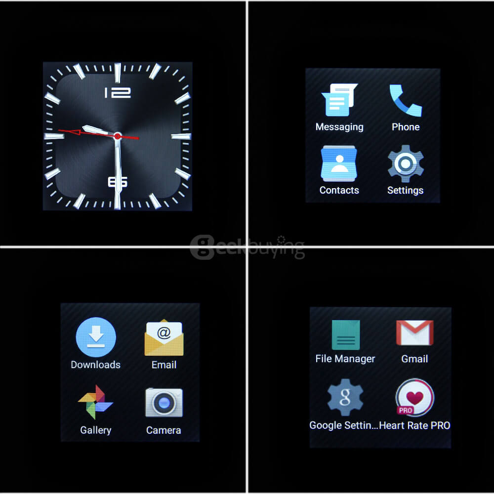 Imacwear M8 Android 5.1 3G WiFi Smart Watch Phone 1GB RAM 8GB ROM MT6572 Dual Core 1.3GHz GPS 5.0MP Camera Support SIM/TF Card - Silver