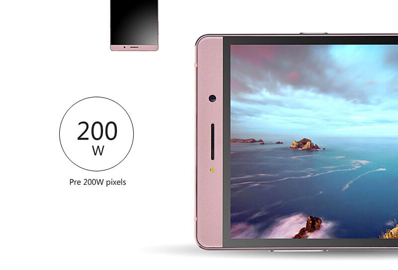 AMIGOO M1 Max 6.0 Inch QHD Screen 3G Android 5.1 MT6580 Quad Core Smartphone 512MB RAM 8GB ROM 2850mAh Bluetooth WIFI GPS - Gold