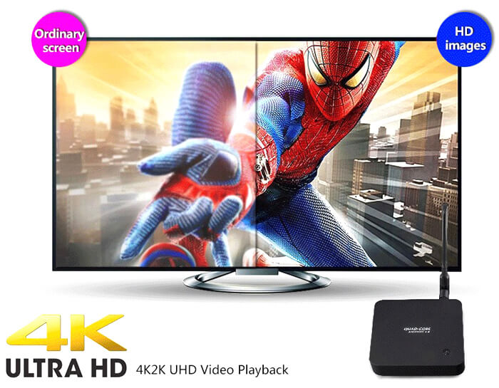 Q8 RK3288 Quad Core 1.8GHz Android 4.4 Mini TV BOX HDMI HDD Player 2G/8G Support Dual band 2.4/5G WIFI Bluetooth