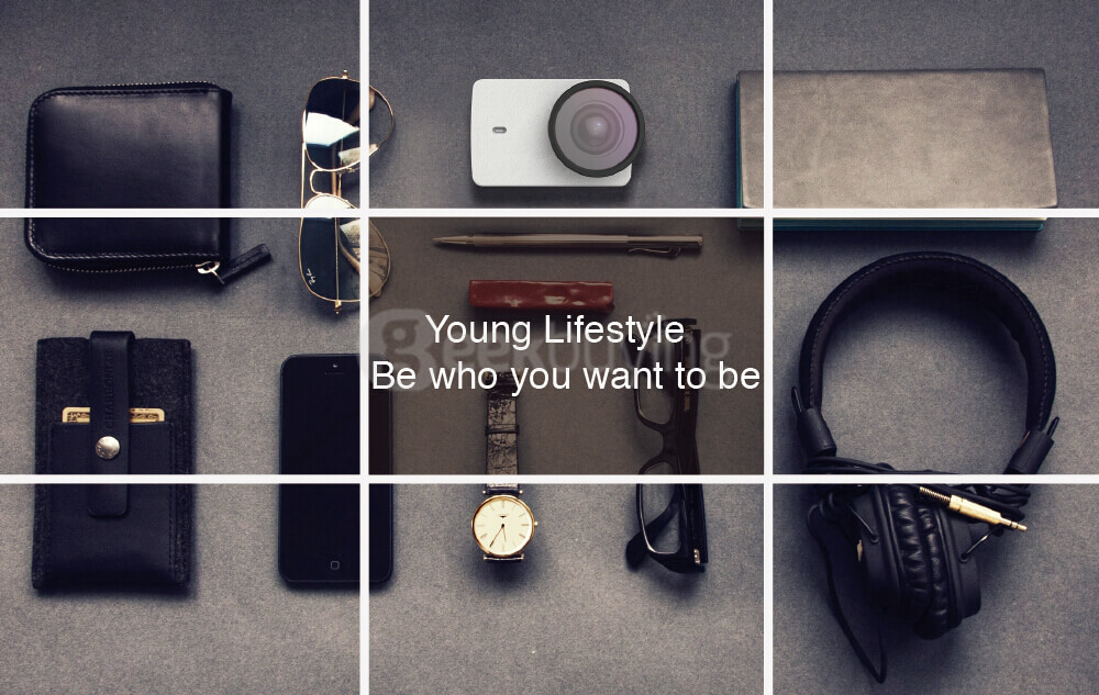 [HK Stock] Original Protective Leather Cover Skin (Black) + UV Protective Lens Cover for Xiaoyi YI 4K+ / YI 4K