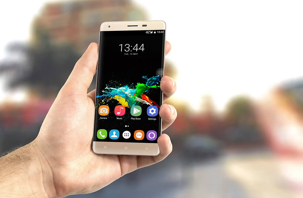 [HK Stock]OUKITEL K6000 Pro 5.5inch LTPS 2.5D FHD 4G 6000mAh Android 6.0 Smartphone 64-Bit MTK6753 Octa Core 3GB 32GB 16.0MP Touch ID Flash Charge OTG - Gold