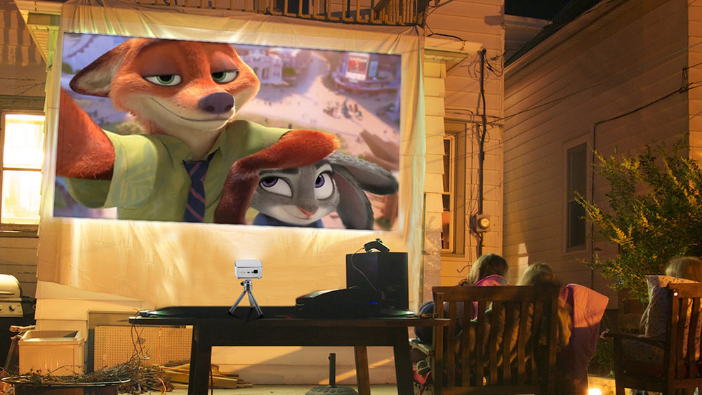 P03 Portable Pico DLP Projector 1080P HD Multi-media 120