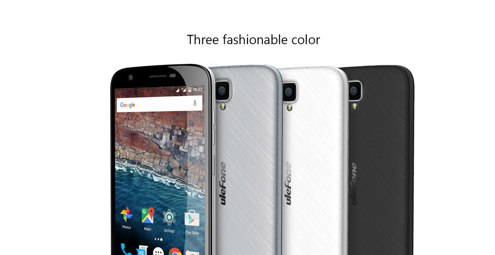 [HK Stock]Ulefone U007 5.0inch HD Screen Android 6.0 3G Smartphone MT6580A 64bit Quad Core 1GB RAM 8GB ROM 5.0MP+13.0MP Air Gestures WIFI GPS - Gray
