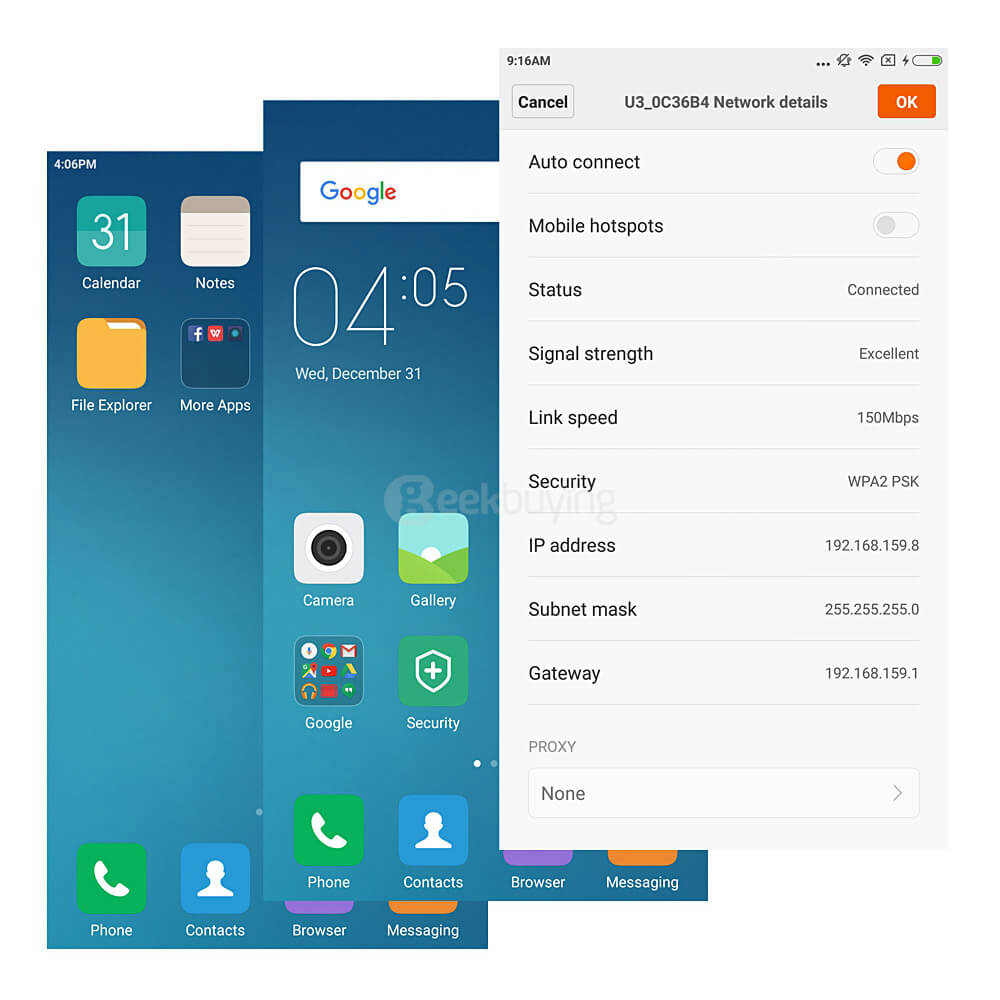 [International Version]Xiaomi Redmi Note 2 Standard 4G Smartphone 5.5 Inch FHD Screen 2GB 16GB 64bit Helio X10 Octa Core 3060mAh 13.0MP - White