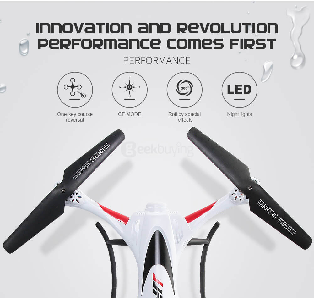 JJRC H31 Waterproof Headless Mode One Key Return 2.4G 4CH 6Axis RC Quadcopter RTF - White