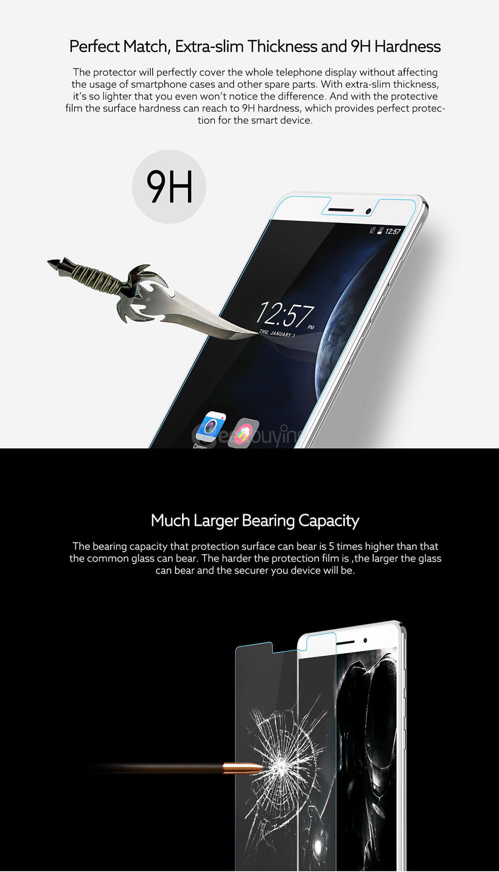 [HK Stock]Original Soft Nano Explosion-proof Protective Film Screen Protector For BLUBOO Maya Smartphone -Transparent