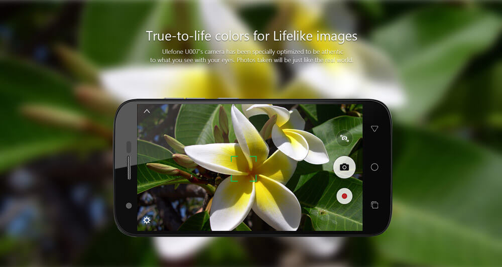 [HK Stock]Ulefone U007 5.0inch HD Screen Android 6.0 3G Smartphone MT6580A 64bit Quad Core 1GB RAM 8GB ROM 5.0MP+13.0MP Air Gestures WIFI GPS - Gray