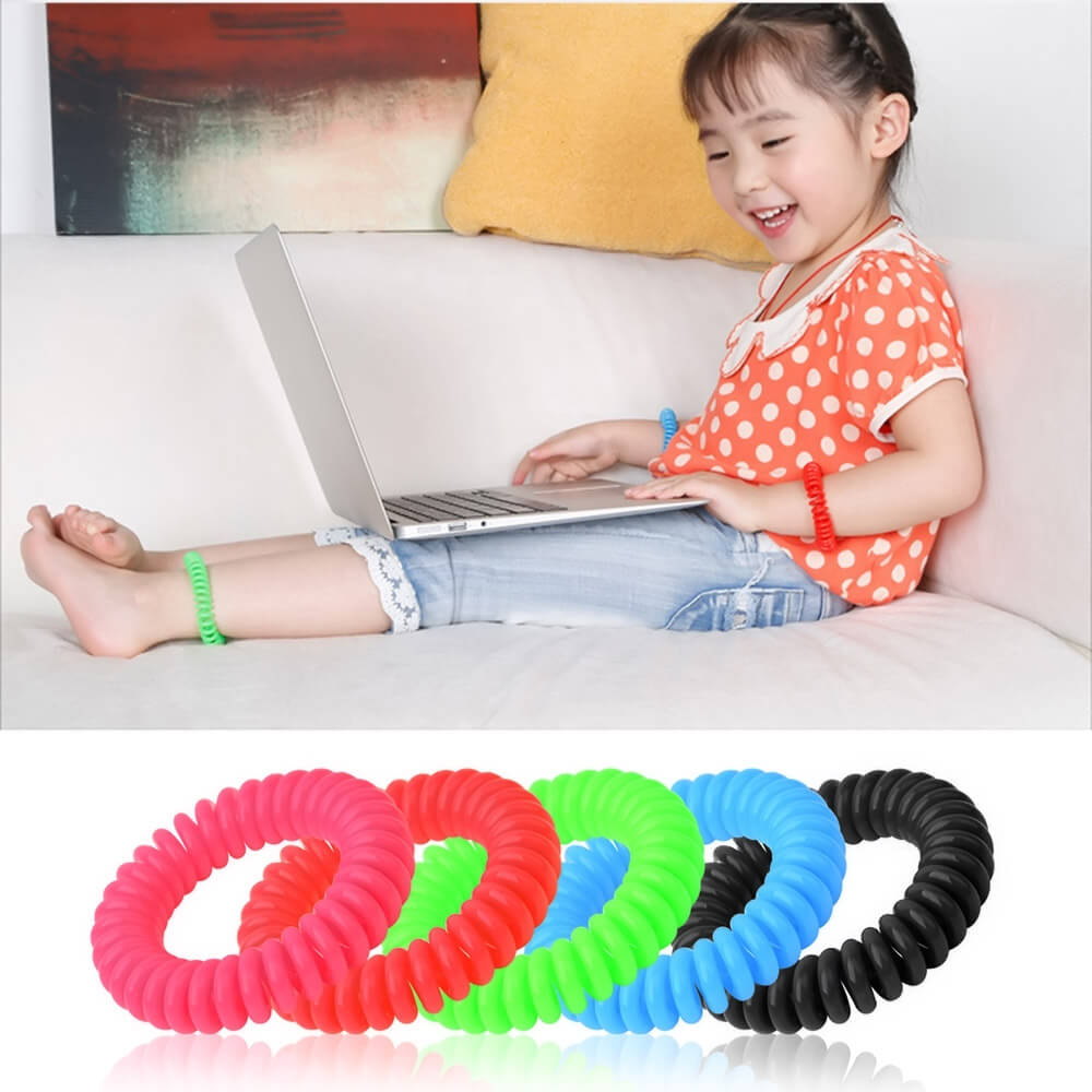 BUGOUT Outdoor Mosquito Repellent Bracelet for Adult and Children  -  5pcs