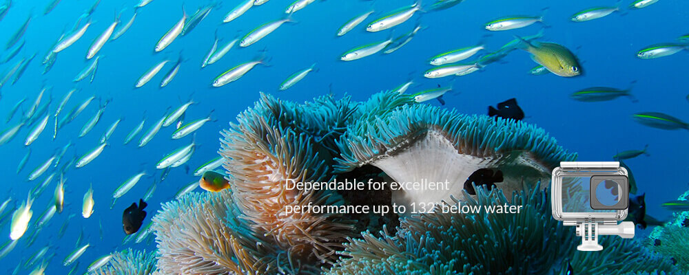 [Spain Stock] Original Xiaoyi YI 4K Waterproof Case Diving 40m Waterproof  for Xiaoyi YI 4K Action Camera 2