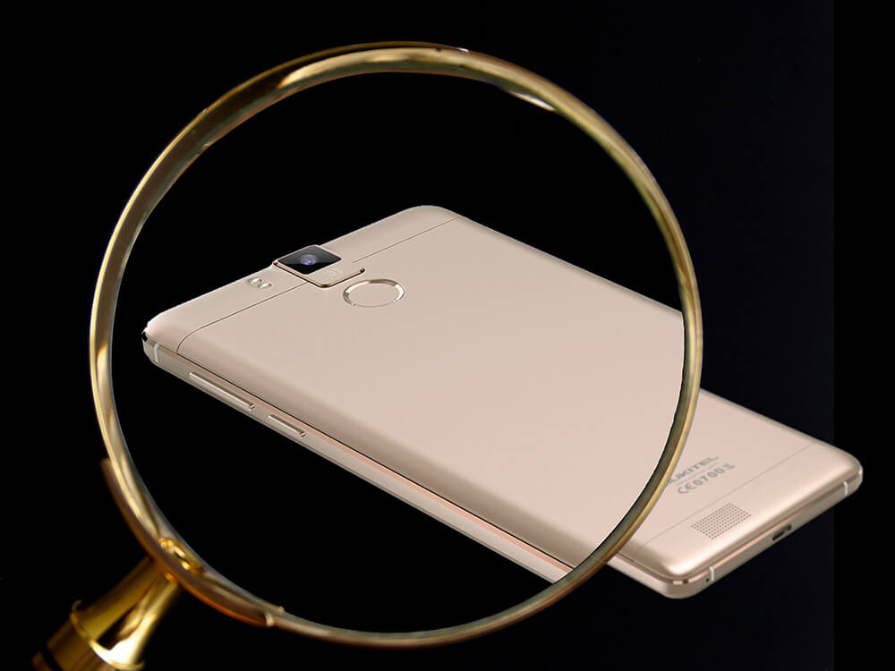 [HK Stock]OUKITEL K6000 Pro 5.5inch LTPS 2.5D FHD 4G 6000mAh Android 6.0 Smartphone 64-Bit MTK6753 Octa Core 3GB 32GB 16.0MP Touch ID Flash Charge OTG - Gold