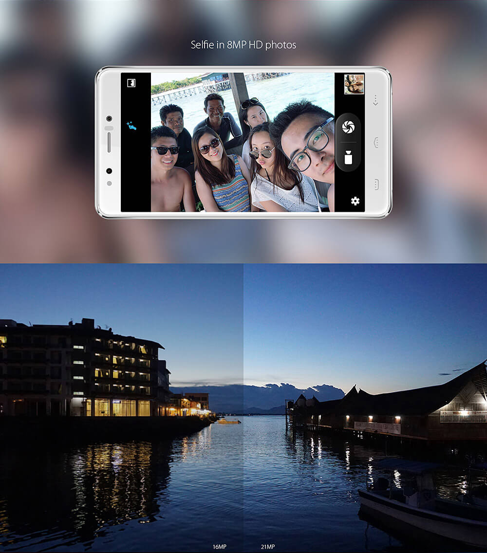 [HK Stock]HOMTOM HT10 5.5inch Android 6.0 Full Network 4G LTE Smartphone Helio X20 MT6797 Deca Core 4GB 32GB 8.0MP 21.0MP Iris Recognition OTG - White