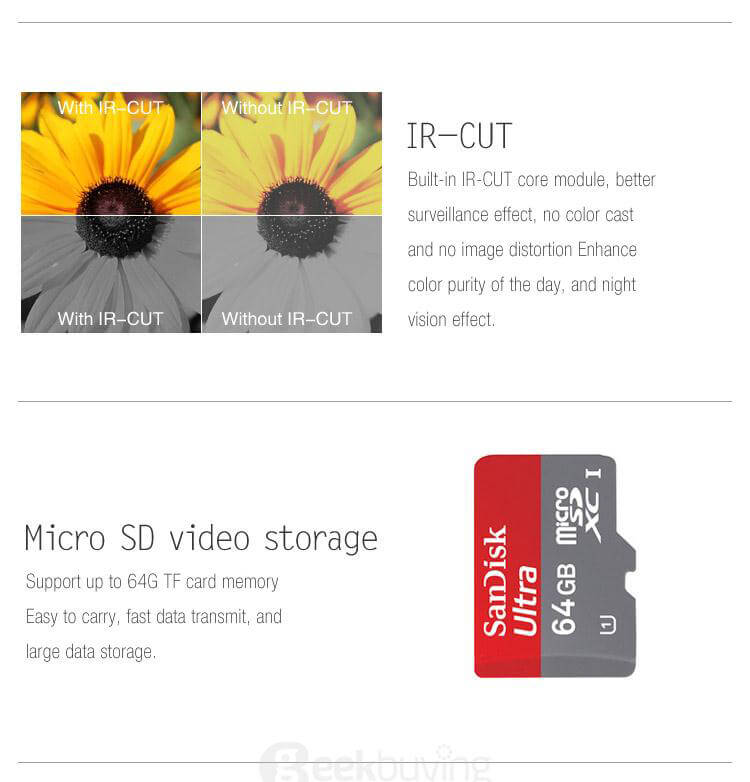 VStarcam C50S 1080P Outdoor IP Camera IP66 Waterproof Security Surveillance Camera Dual IR ONVIF