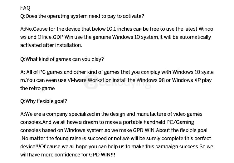 GPD Win Aluminum Shell Version 5.5 inch Gamepad Tablet PC Intel Atom X7 Z8750 Windows 10 OS 4GB/64GB Game Console Quad Core 2.56GHz Gorilla Glass Touch Screen 1280*720 Type-C - Black