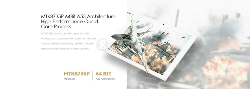 Teclast T98 4G Phablet 10.1 inch Android 5.1 2GB/32GB MTK8735P Quad Core 1.0GHz IPS 1280*800 GPS Dual-band WiFi Bluetooth - White