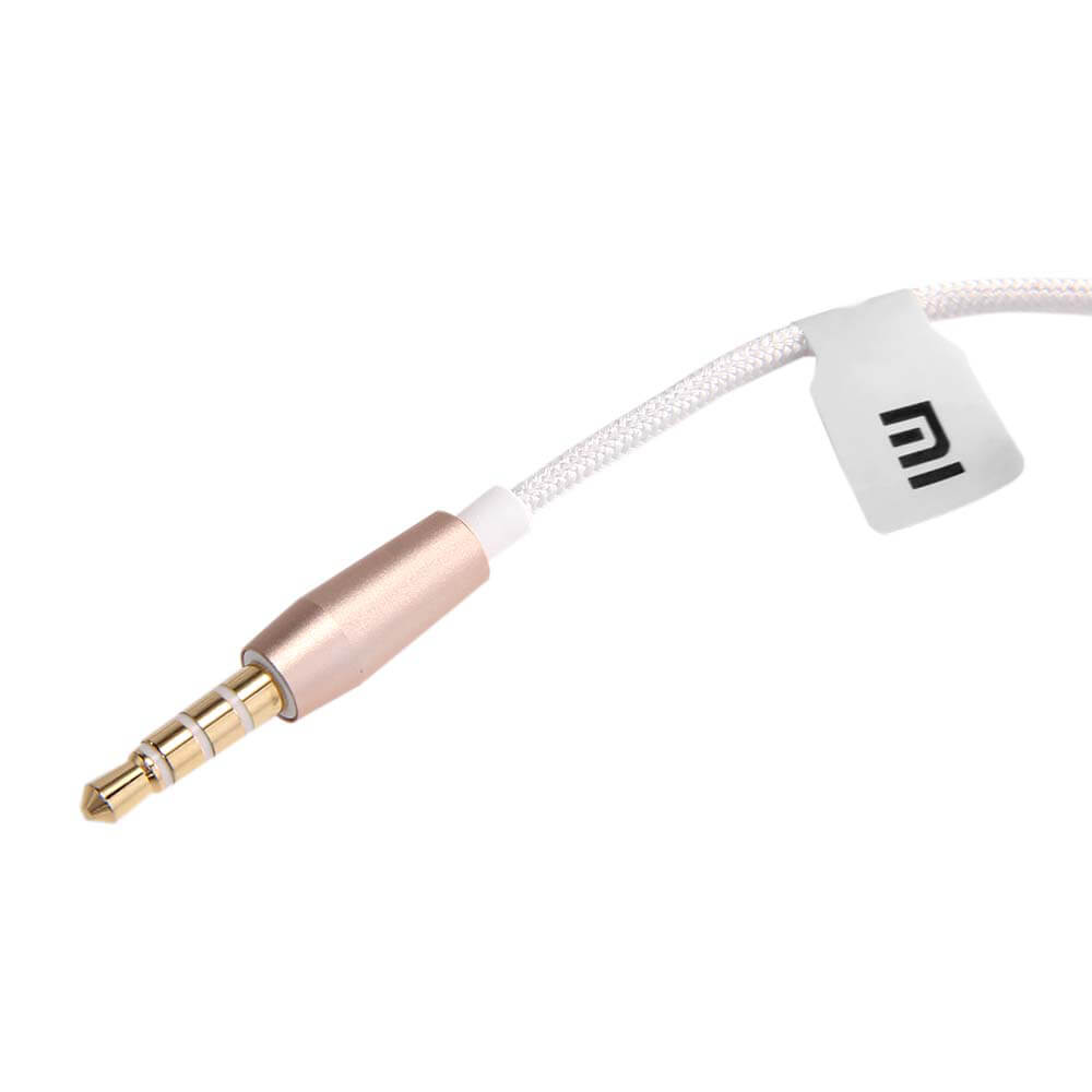 Original Xiaomi Mi IV In-ear Dual Dynamic Driver Wired Control Earphone Headphone with MIC for Android iOS - Gold