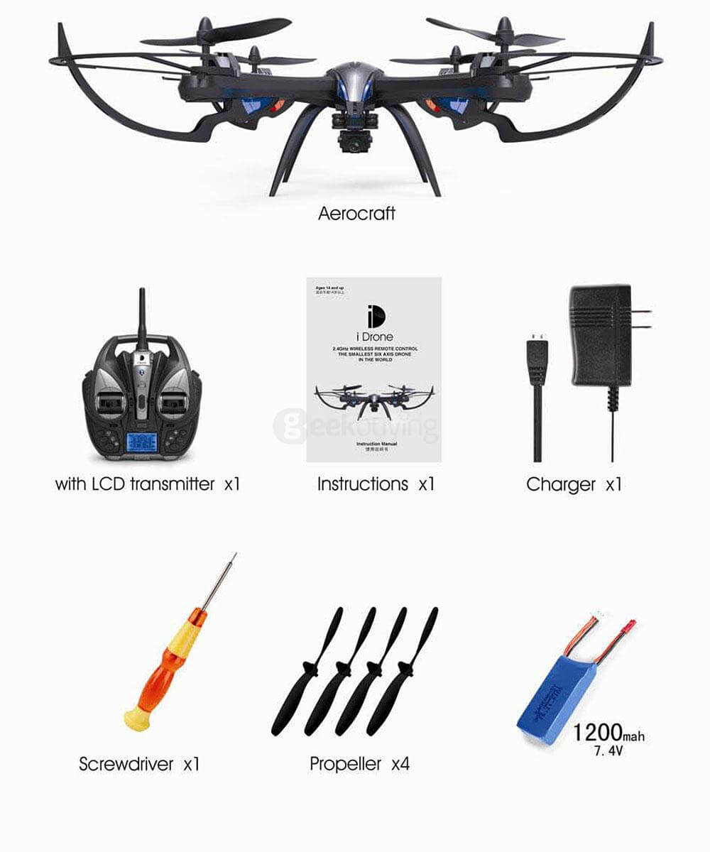 YiZhan I8H WiFi FPV Altitude hold mode With 0.3MP Camera 2.4G 6Aixs Gyro RC Quadcopter RTF