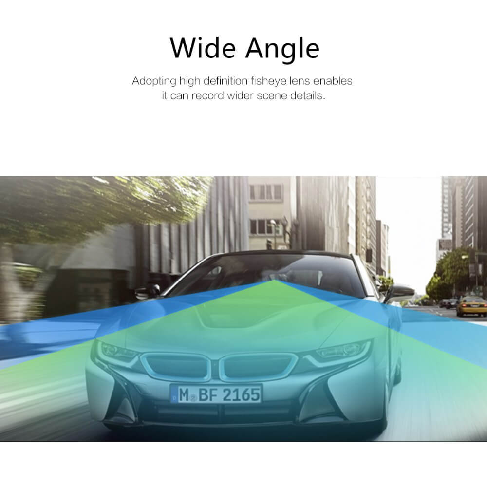 ROCK AutoBot Eye Novatek 96655 1080P FHD 150 Degree Car Recorder Sony Sensor Buit-in Wifi Car Camera + Dual Interfaces Car Chager  - Silver