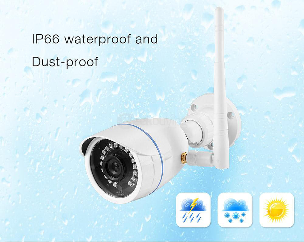 832-C IP65 Waterproof IP Camera Night Vision H.264 720P HD WiFi Camera