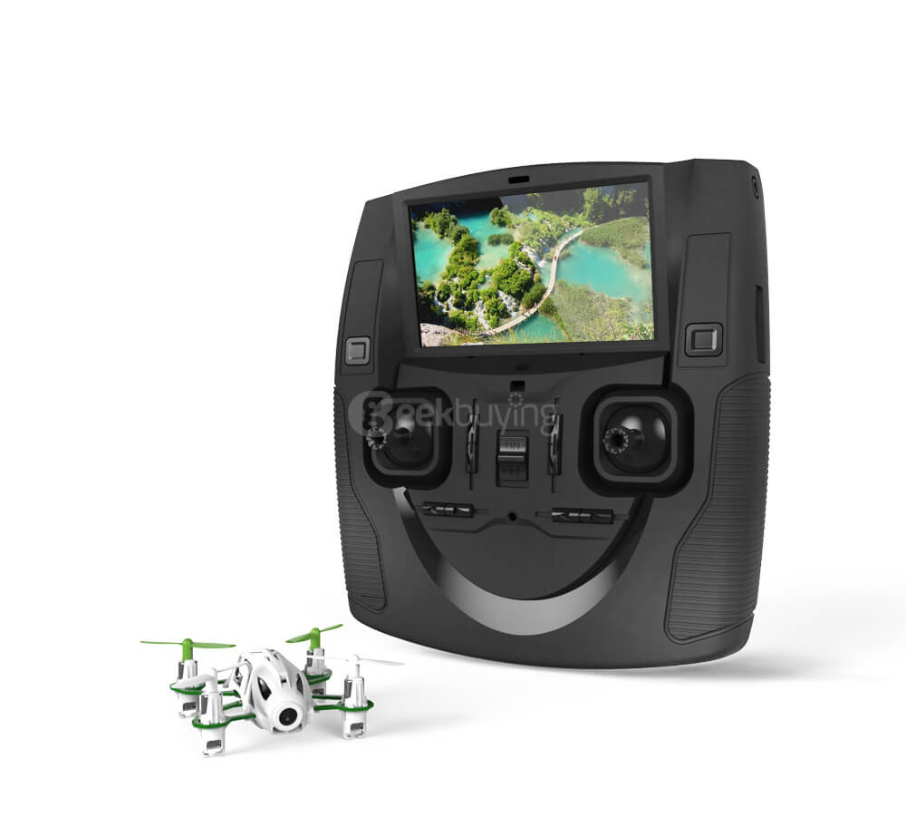 Hubsan H111D Nano Q4 FPV HD Camera CF Mode 5.8G 4CH 6-Axis RC Quadcopter RTF---White